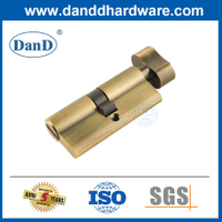 Antique Brass Toilet Bathroom Door Lock Cylinder Manufacturer-DDLC007-70mm-AB