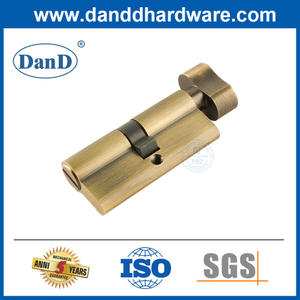 Antique Brass Toilet Bathroom Door Lock Cylinder Manufacturer-DDLC007-70mm-AB