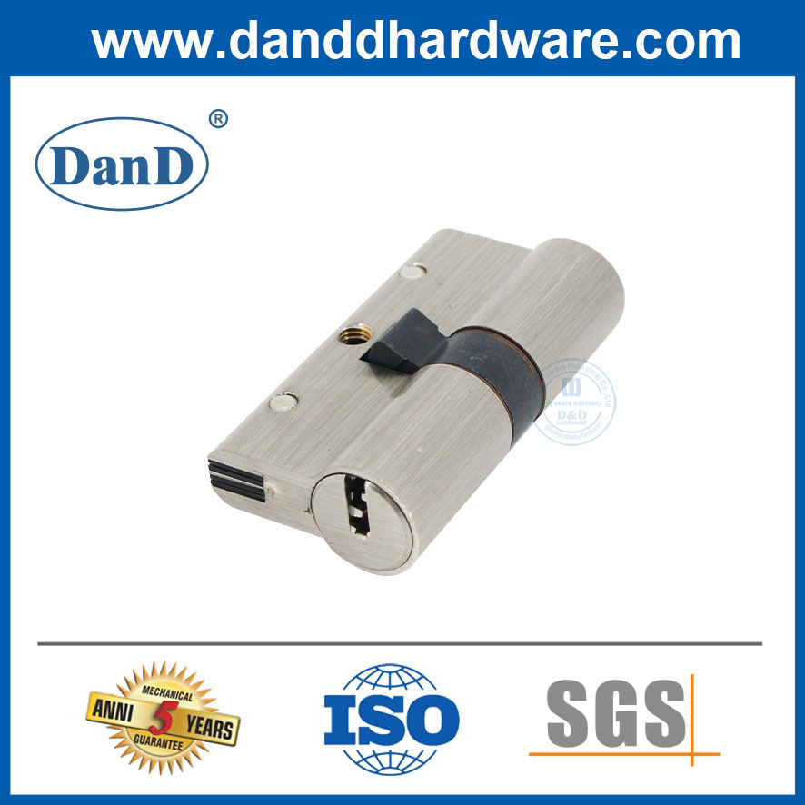 High Security Solid Brass Double Open Door Lock Cylinder with Keys-DDLC021