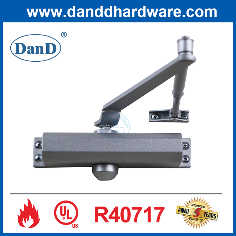 UL Fire Rated Precise Cast Aluminum Body And Steel Arm Door Closer-DDDC061