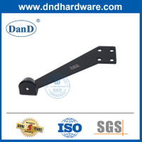 Best Security Black Door Stop Stainless Steel External Door Stop Door Frame Mounted-DDDS026