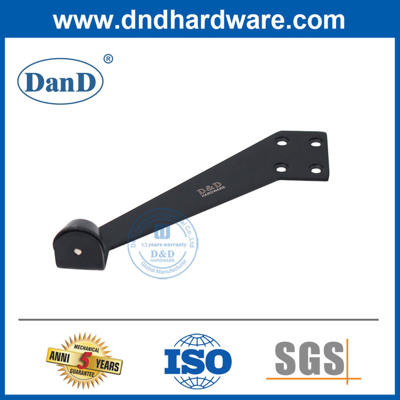 Modern Black Door Stopper Stainless Steel Door Mounted Stopper for Bedroom-DDDS026