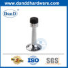 Zinc Alloy Screw in Door Stopper Satin Nickel Plate Silver Color Bathroom Door Stop-DDDS019