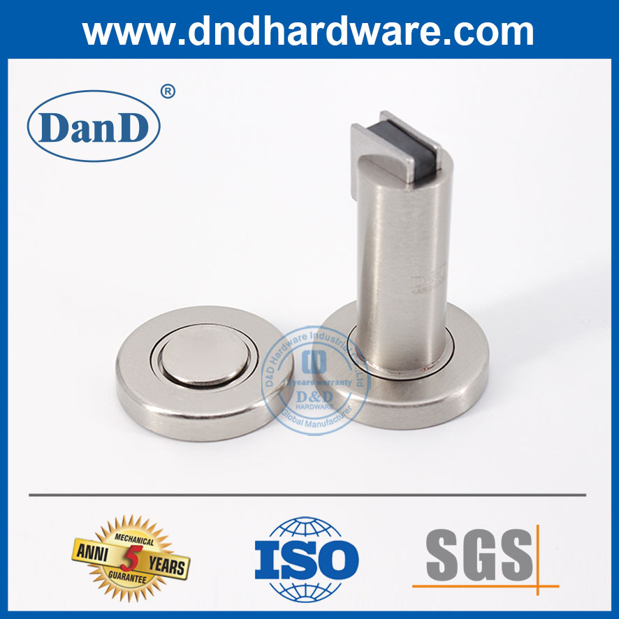Modern Stainless Steel Zinc Alloy Wooden Door Stopper Magnetic Door Holder-DDDS030