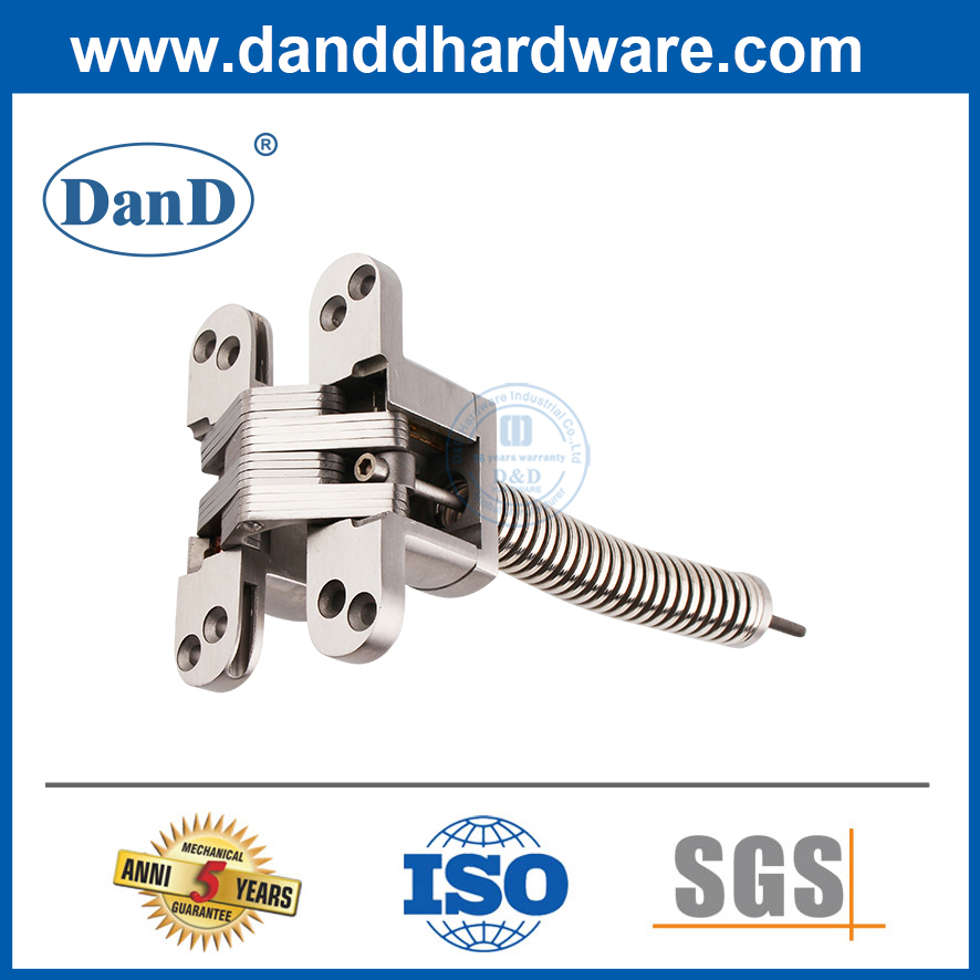 Concealed Hidden Hinge Stainless Steel Adjustable Spring Invisible Hinges-DDCH010