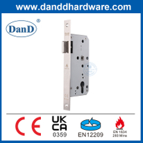 CE EN 12209 Stainless Steel 304 Euro Latch Bolt Passage Mortise Metal Door Lock-DDML011-5572