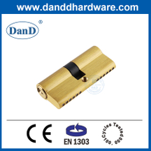 EN1303 70mm Euro Profile Double Side Cylinder Door Lock with Keys-DDLC003-70mm-SB