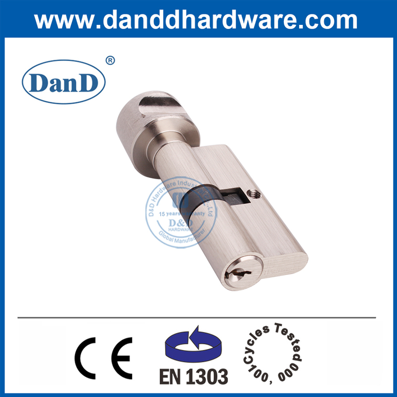 EN1303 Customized Euro Profile Brass Mortise Lock Cylinder-DDLC001-70mm-SN