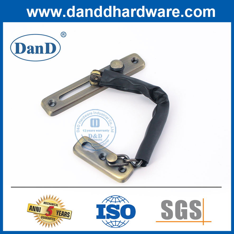Indoor Chain Lock Stainless Steel Antique Brass Chain And Lock-DDG004