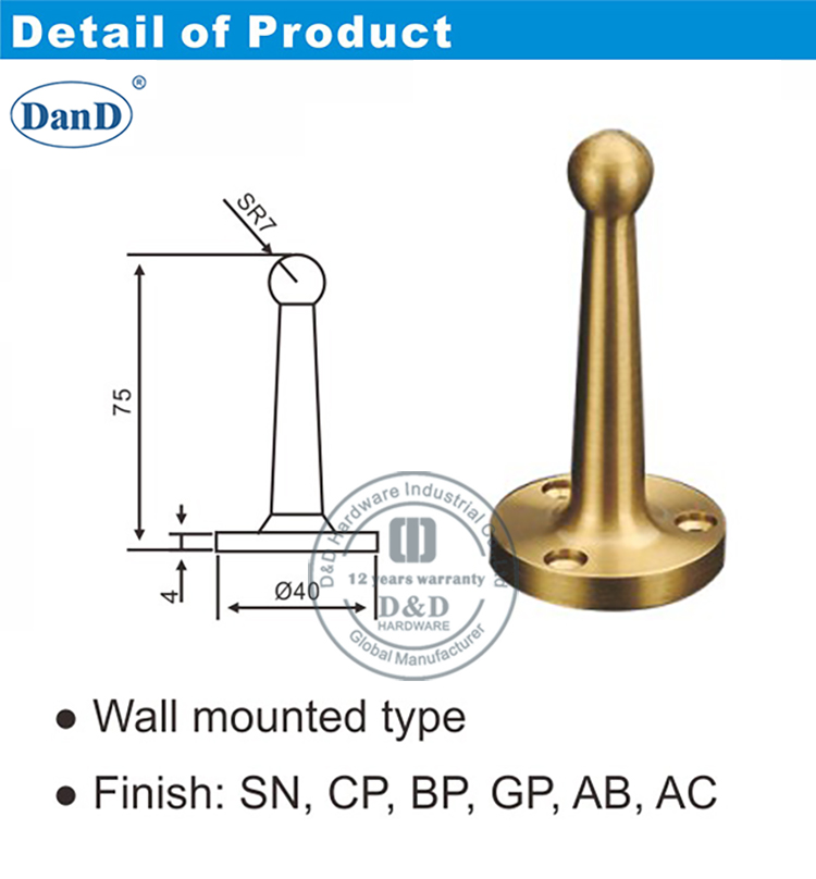 Screen Door Stopper-D and D Hardware