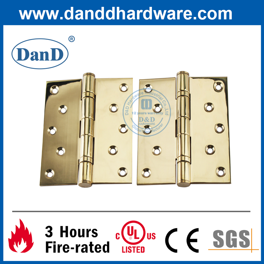 UL CE Stainless Steel Polished Brass Architectural Hardware for Fire Rated Door-DDDH004