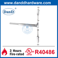 UL ANSI Grade 1 SS304 Vertical Rod Emergency Exit Door Push Bar-DDPD004