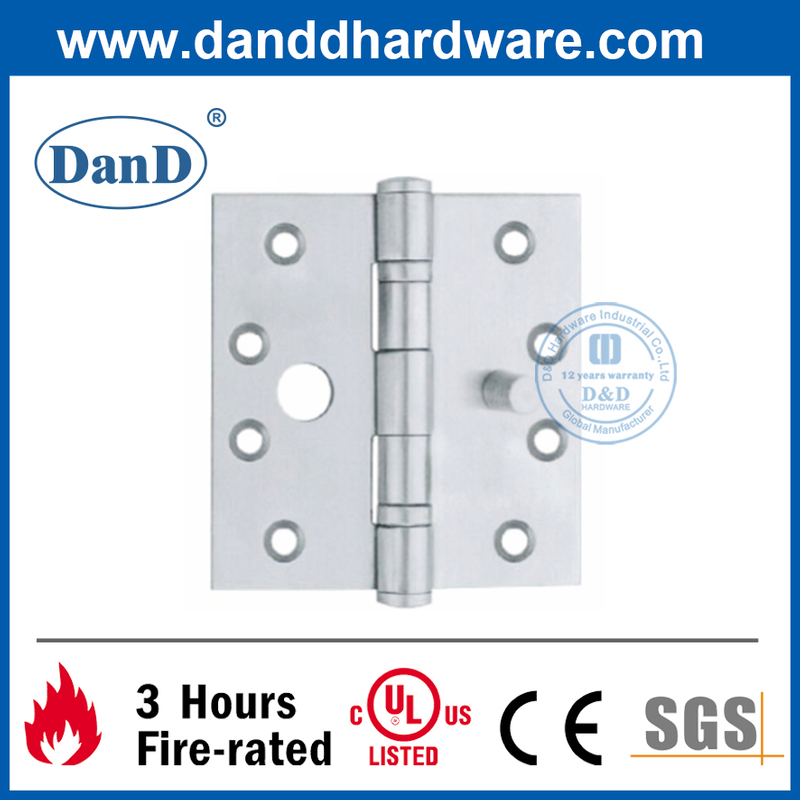 Stainless Steel 304 Double Ball Bearing Security Hinge for Apartment Building-DDSS015