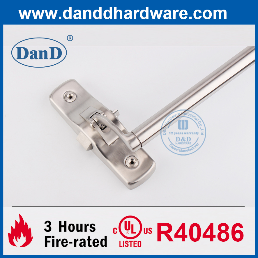 Grade 304 Fire Exit Hardware Press Type Commercial Door Push Bar-DDPD009