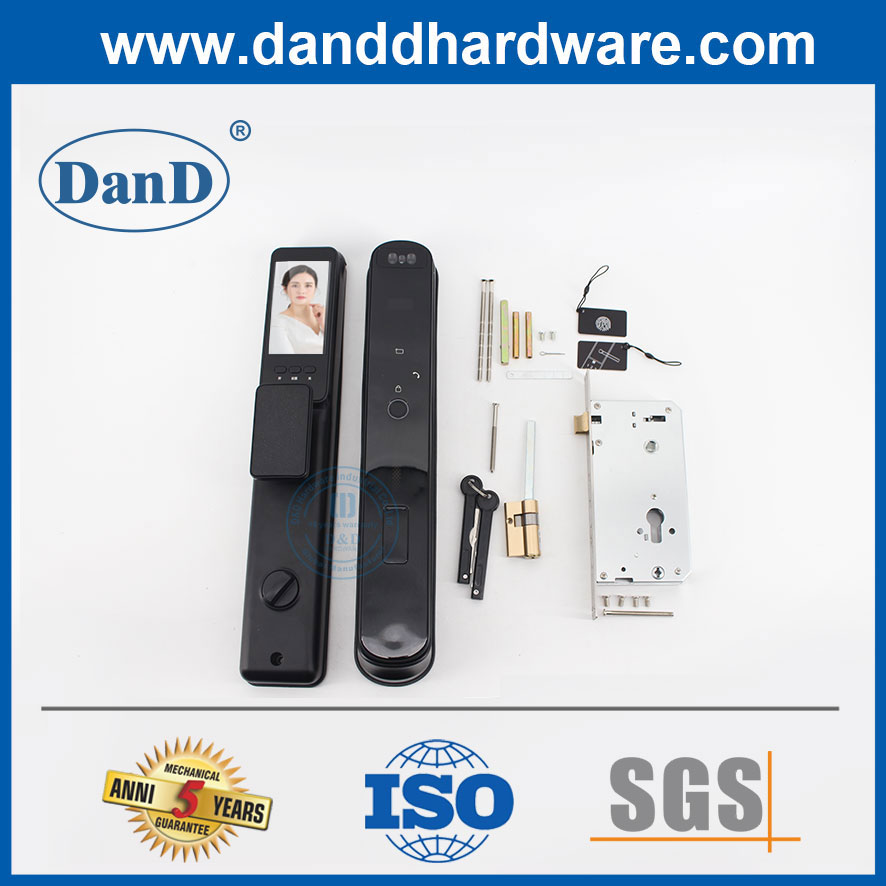 Security Hardware Fingerprint Password Smart Viewer Electronic Front Door Lock-DDFL112