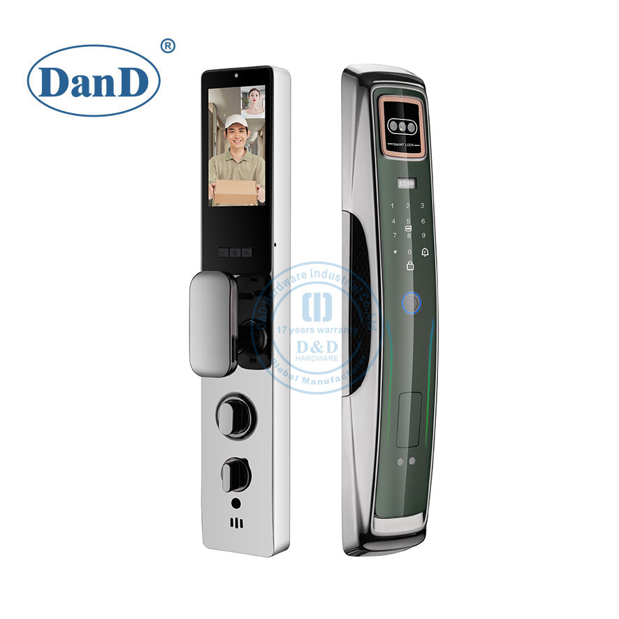 Digital Card Safe Electronic Fingerprint Remote Control Smart Door Lock with Camera-DDFL307