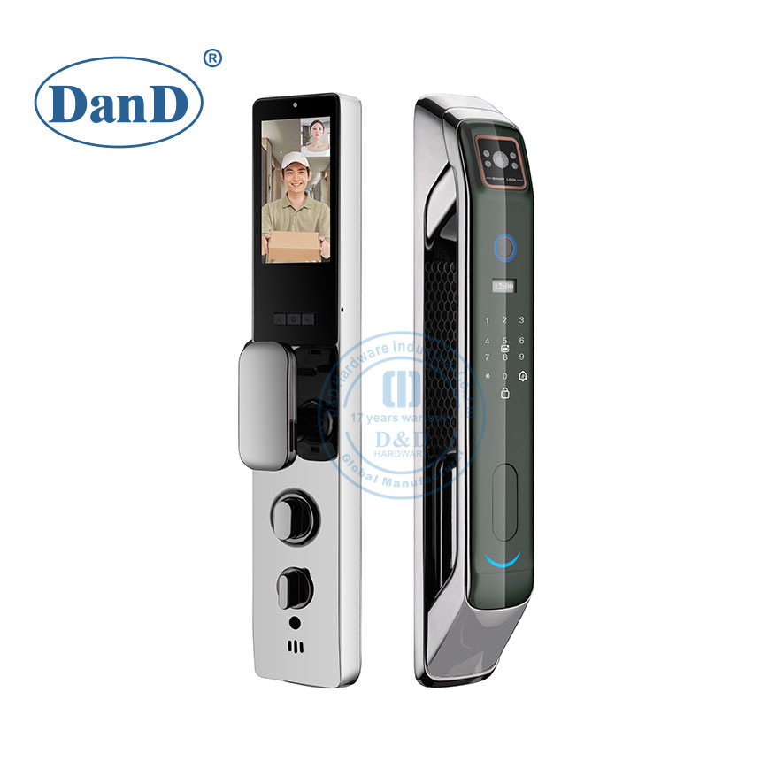 Security Digital Smart House Lock Biometric Fingerprint Password Door Lock with Camera-DDFL304
