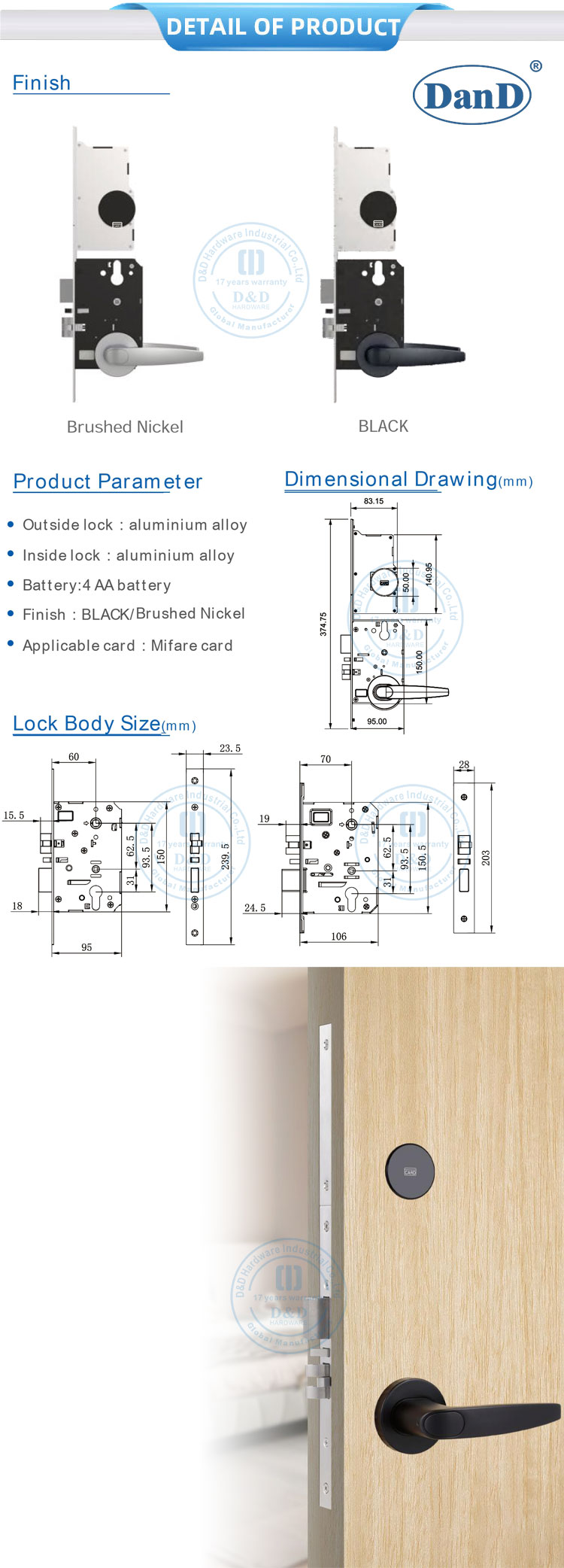 hotel door safety lock