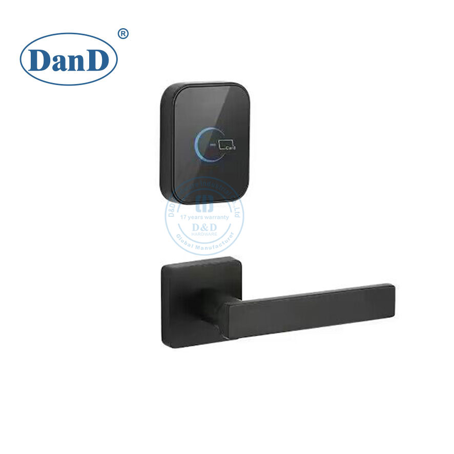 Modern Security Lever Handle Card Smart Lock for Hotel Apartment Dormitory-DDFL204