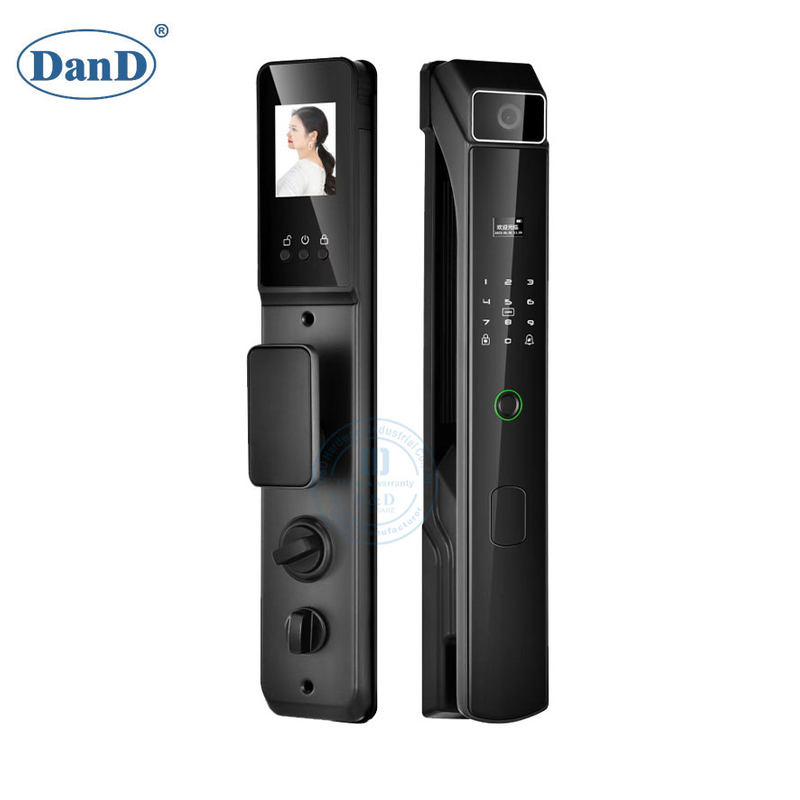 Digital Card Electronic Fingerprint Smart Metal Door Lock with Camera-DDFL021