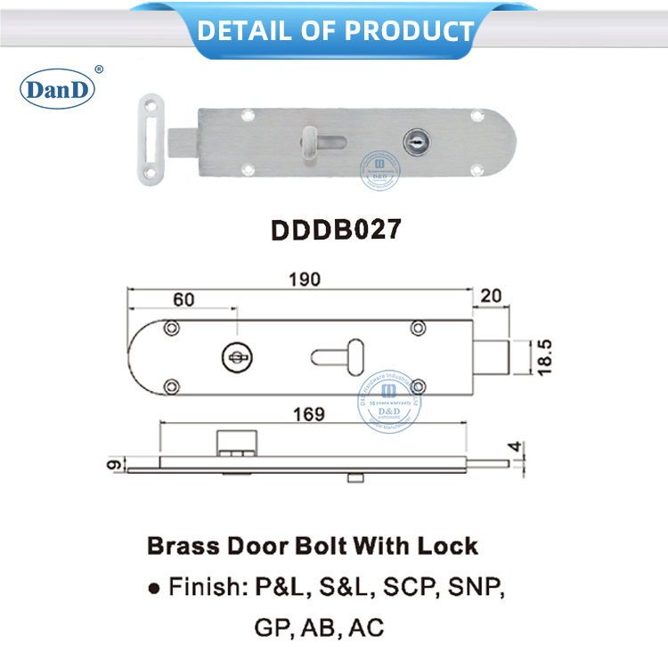 Barrel Bolt Latch