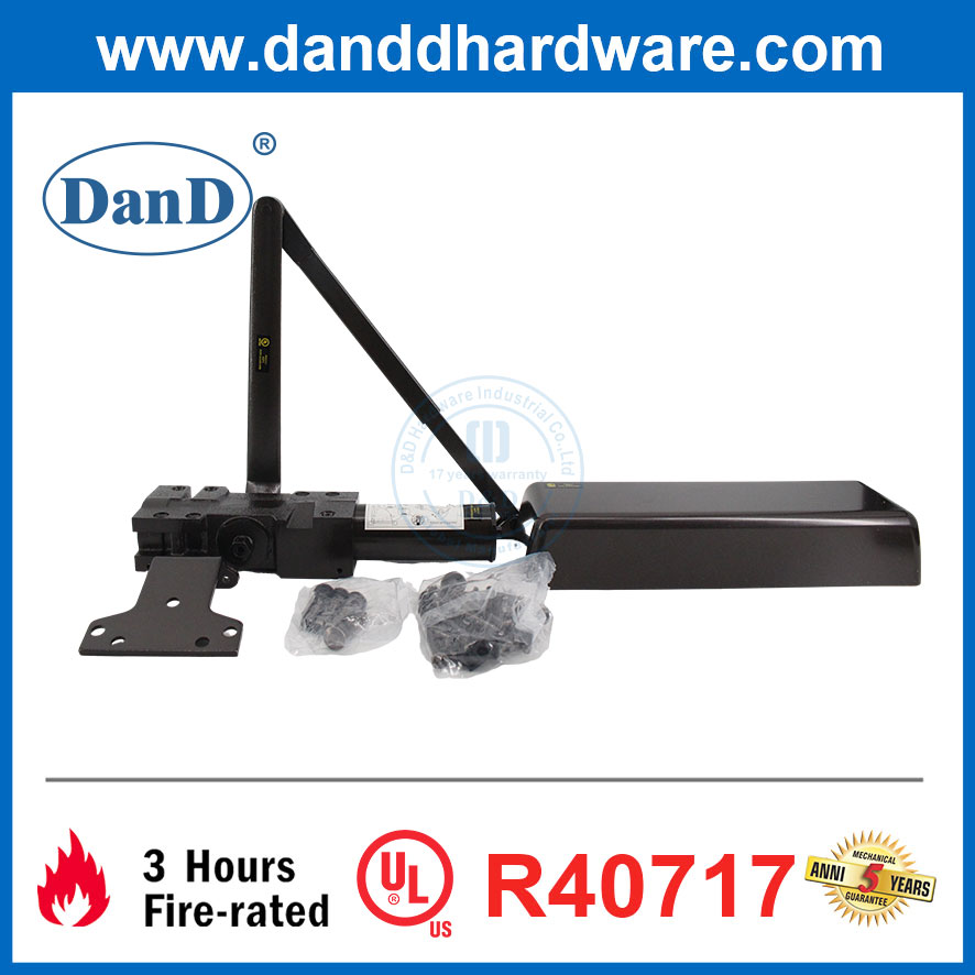 Adjustable UL Fire Rated Hydrauil Self Closing Spring Door Closer-DDDC060DA
