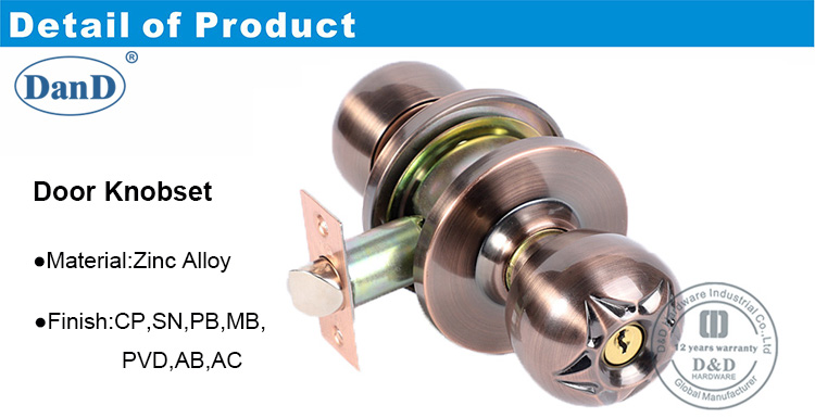 Door&nbsp;Lockset for Steel Door-DDLK056-D and D Hardware