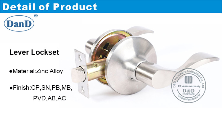 Door Lever Lock-DDLK069-D and D Hardware