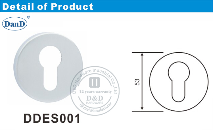 Rosette Escutcheon-D and D Hardware