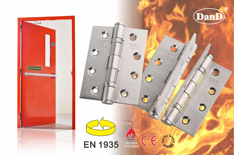 Hinge for fire and escape doors- European standard-D and D Hardware