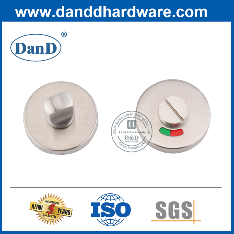 Stainless Steel Lavatory Thumbturn and Release with Indicator-DDIK004