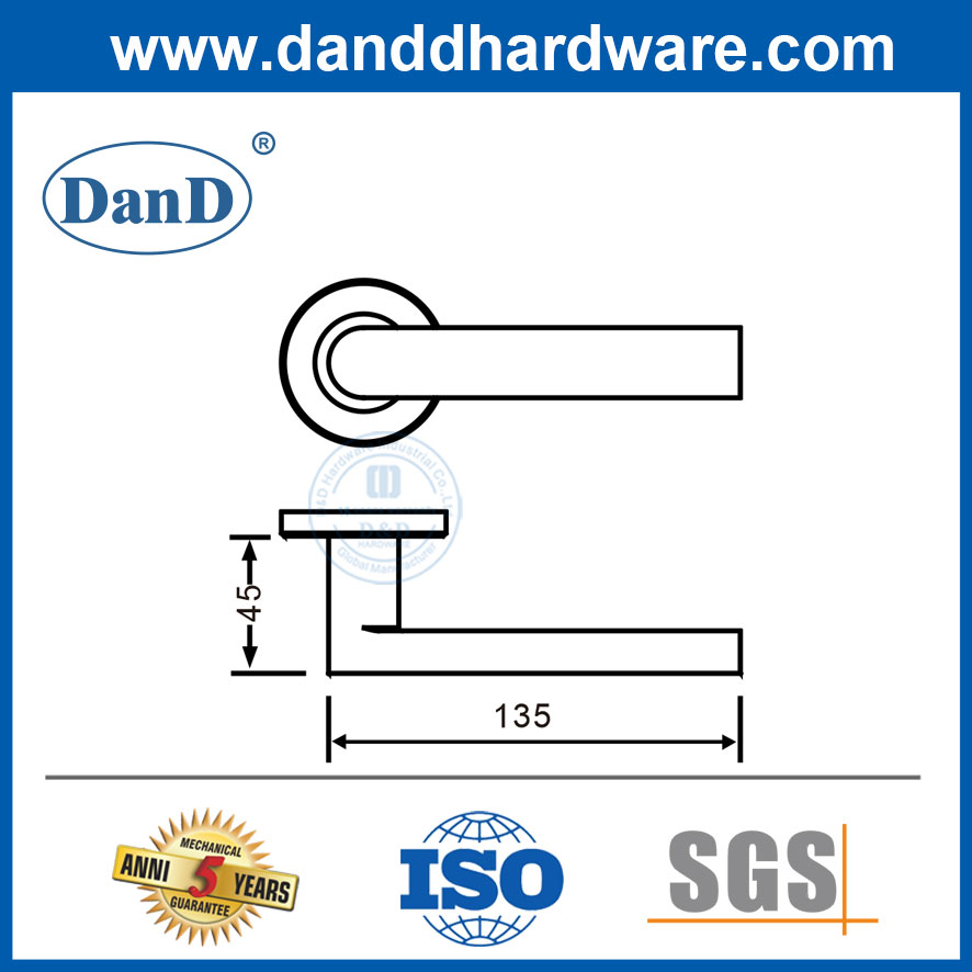 Hotel Entrance Door Handle Stainless Steel Door Handles for Double Entry Doors-DDTH043