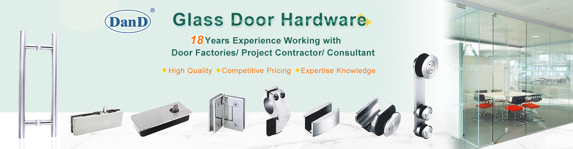 glass hardware