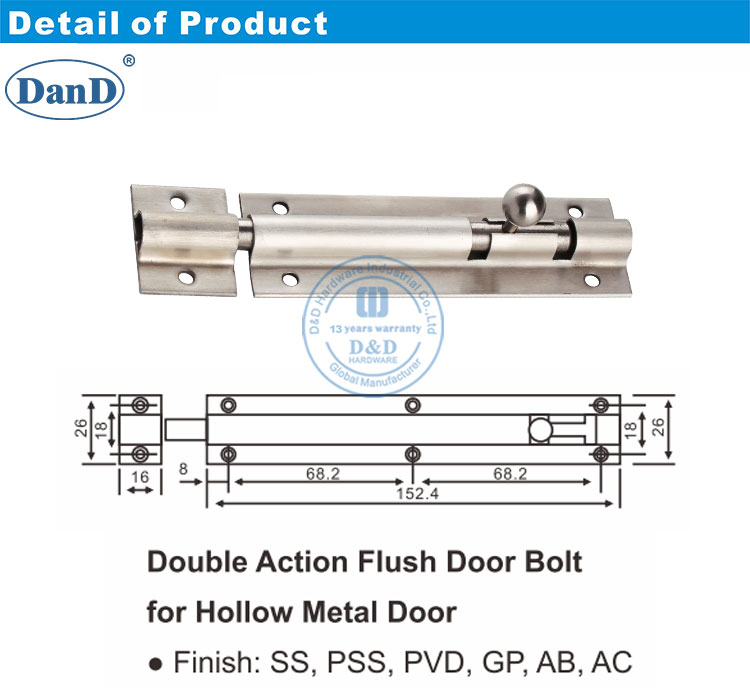 double sided barrel bolt