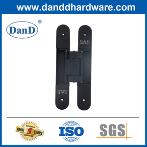 40KG Matt Black 3D Adjustable Zinc Alloy 180 Degree Door Hinge-DDCH008