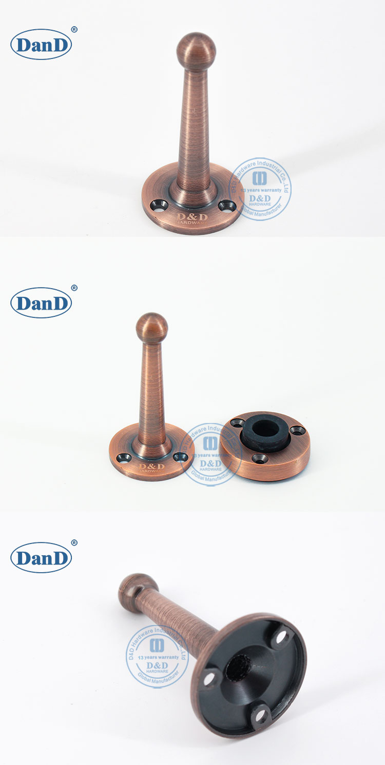 Antique Copper Door Stopper