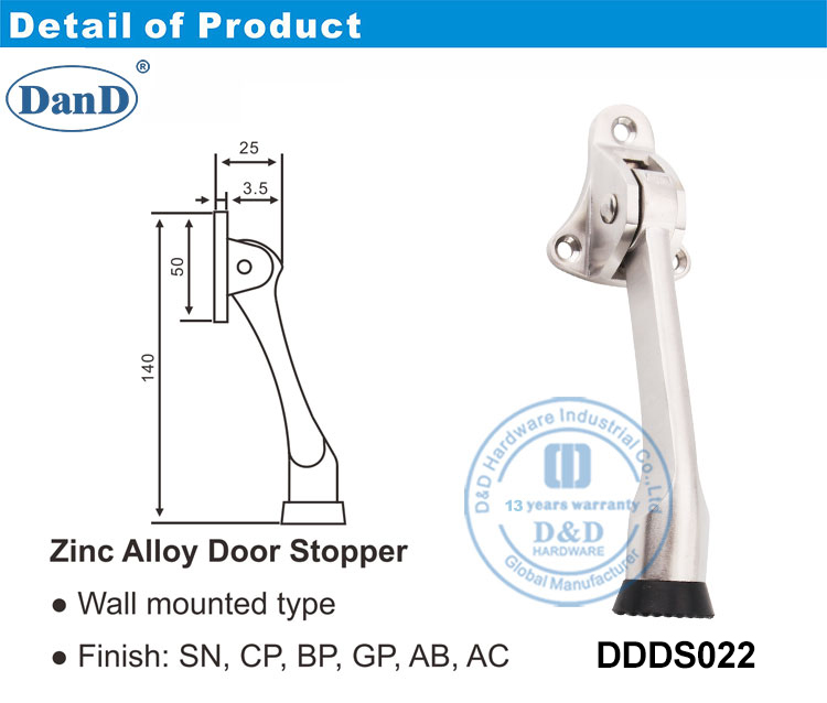 Zinc Alloy Door Holder