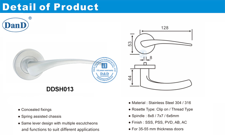 satin nickel Door Handles