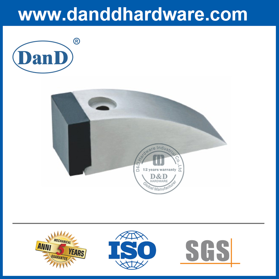 Stainless Steel Rubber Door Stop for External Door-DDDS012