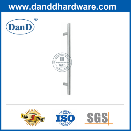 Best SUS304 Single Side T Bar Internal Glass Door Pull Handle-DDPH031