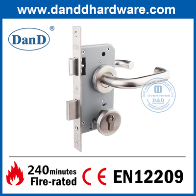 BS EN12209 Stainless Steel 304 Euro Fire Rated Mortise Door Lock-DDML009 