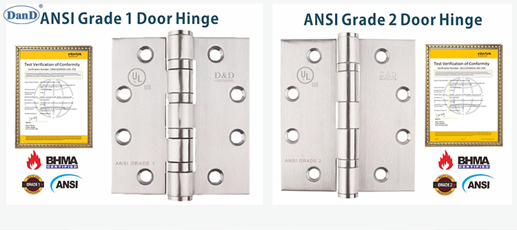 07 ANSI Grade 1 and Grade 2 Door Hinge-D and D Hardware