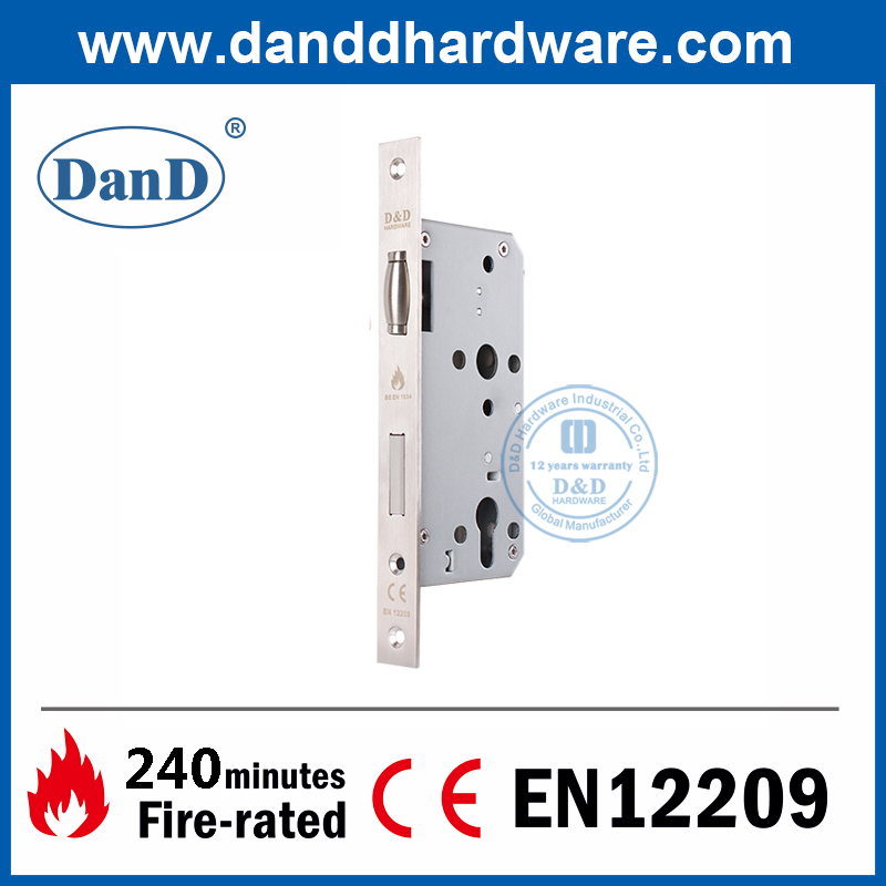 Stainless Steel 304 Euro Style Roller Bolt Dead Door Lock-DDML010