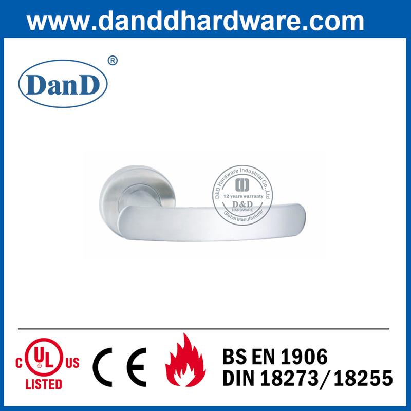 SUS304 Door Ironmongery Rose Mortise Handle for Internal Door-DDSH010