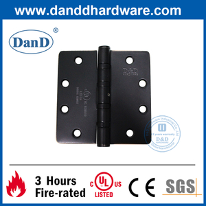 Stainless Steel 316 Black NRP Mortise Round Fire Door Hinge with UL Listed-DDSS058