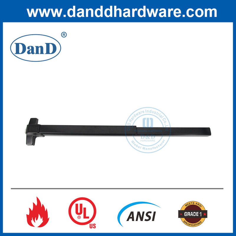 SS304 Black Fire Exit Hardware UL Listed Panic Lock Exit Bar-DDPD003