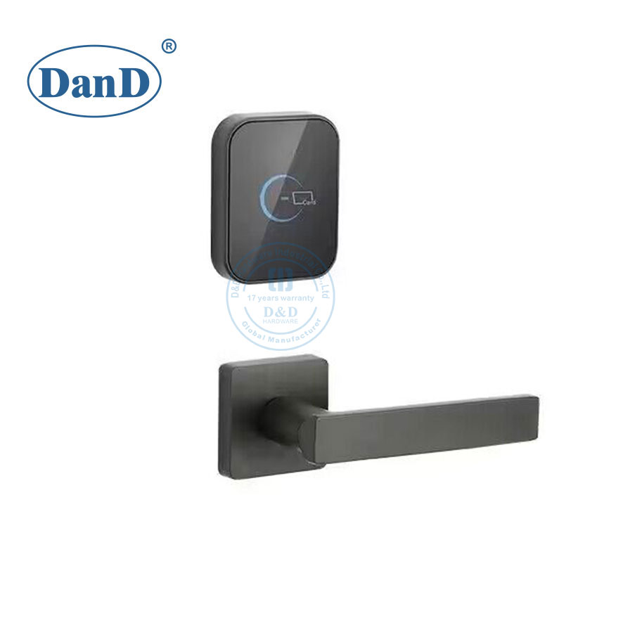 Modern Security Lever Handle Card Smart Lock for Hotel Apartment Dormitory-DDFL204
