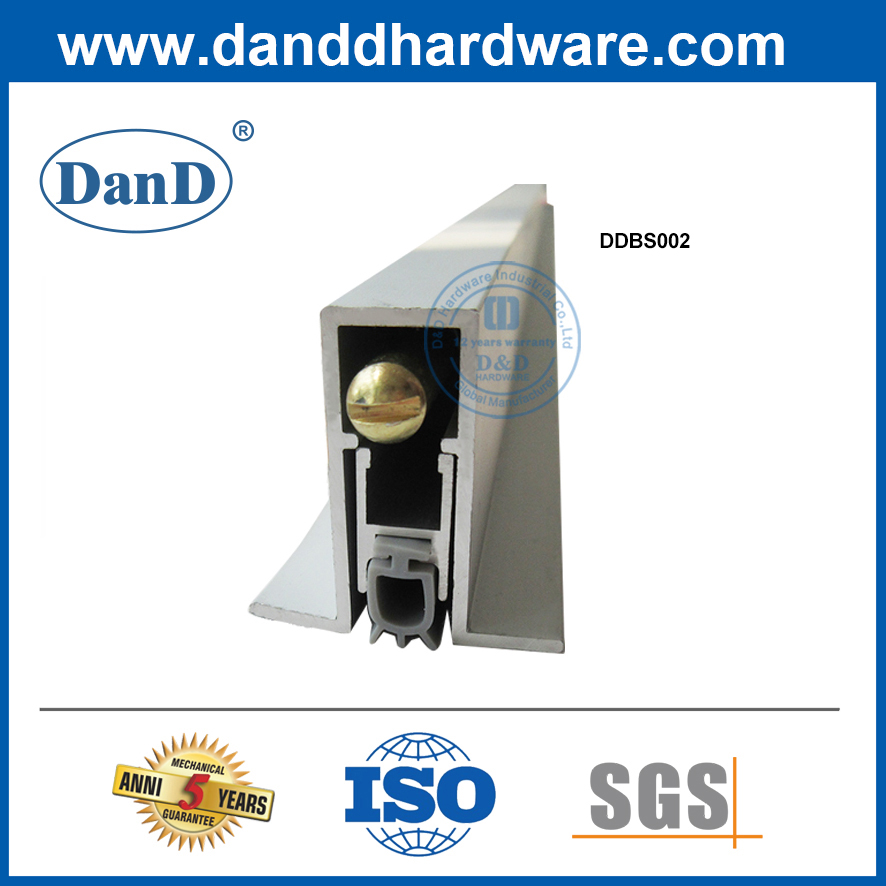 Aluminum Automatic Concealed Door Bottom Seal Door Drop Seal for Smoke Door-DDBS002