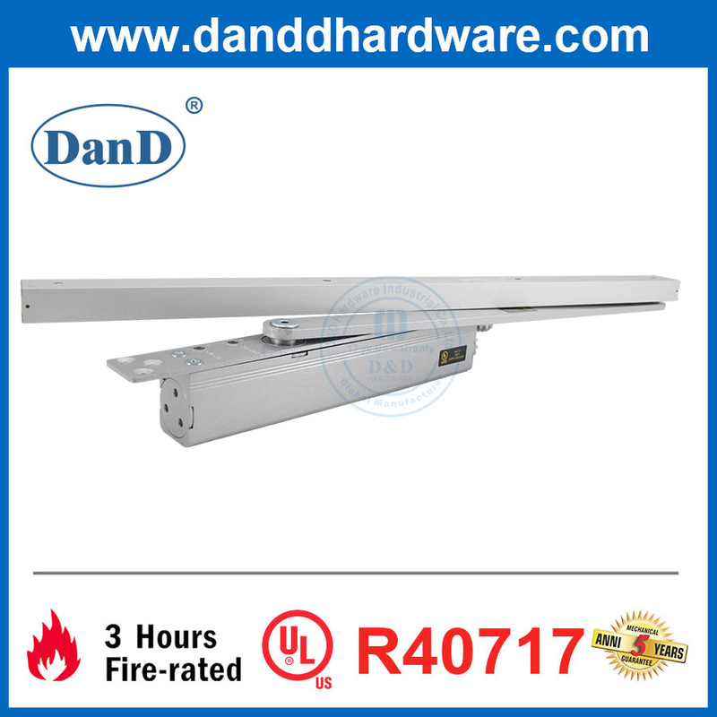Fireproof Adjustable Speed Concealed Commercial UL Aluminum Alloy Door Closer-DDDC053