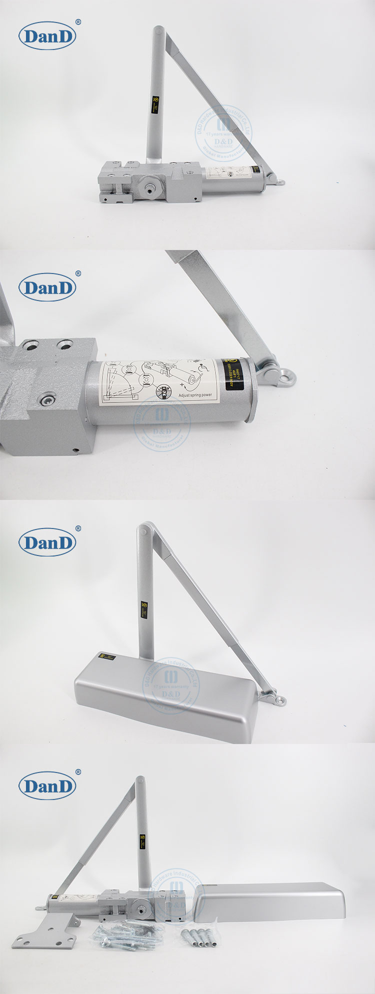 hydraulic door closer fitting